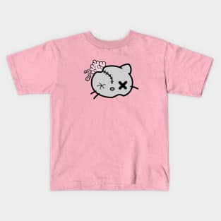 Zombie Kitty..... Kids T-Shirt